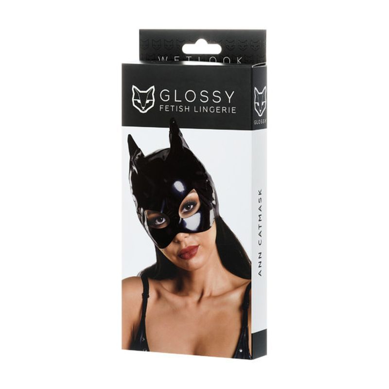 Glossy Wetlook Cat Mask – Sleek, Sexy & Super‑Versatile