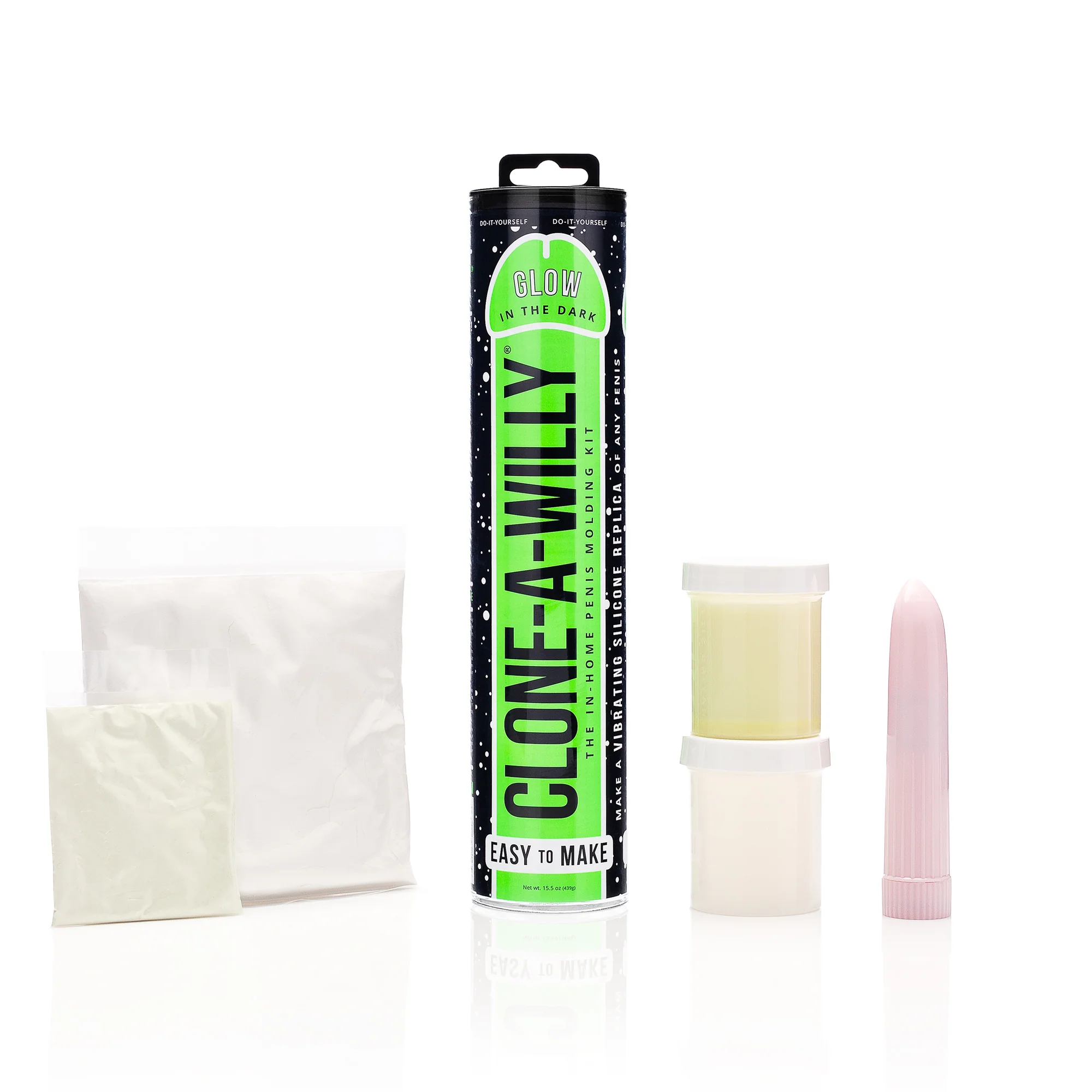 Green Glow In The Dark Clone A Willy Kit | The Love Shop