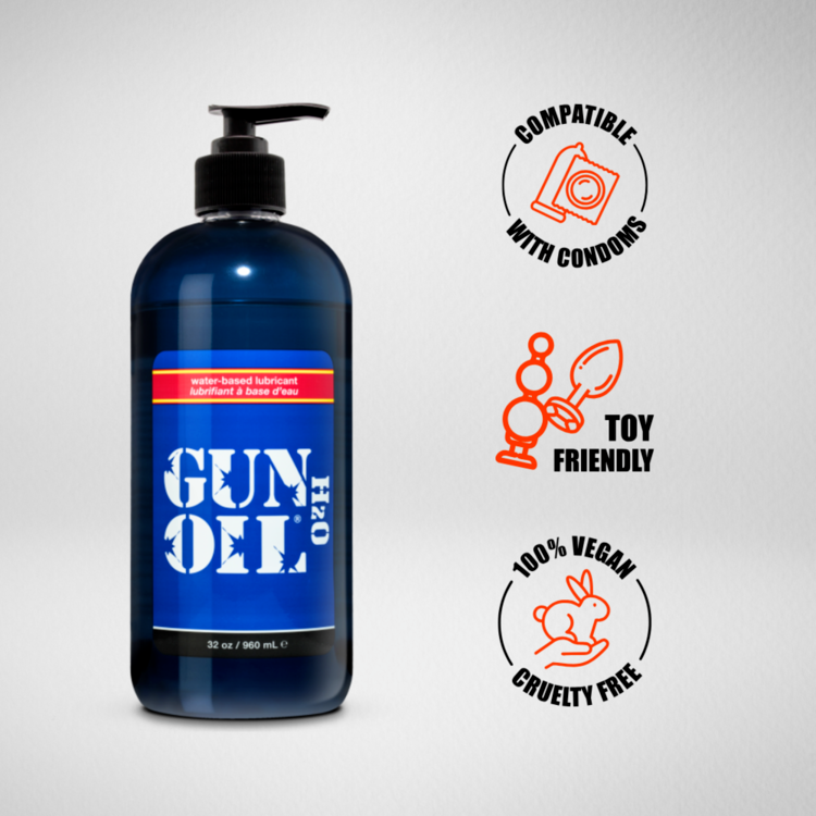 Gun Oil H2O Water-Based Lube – Botanically Boosted Glide