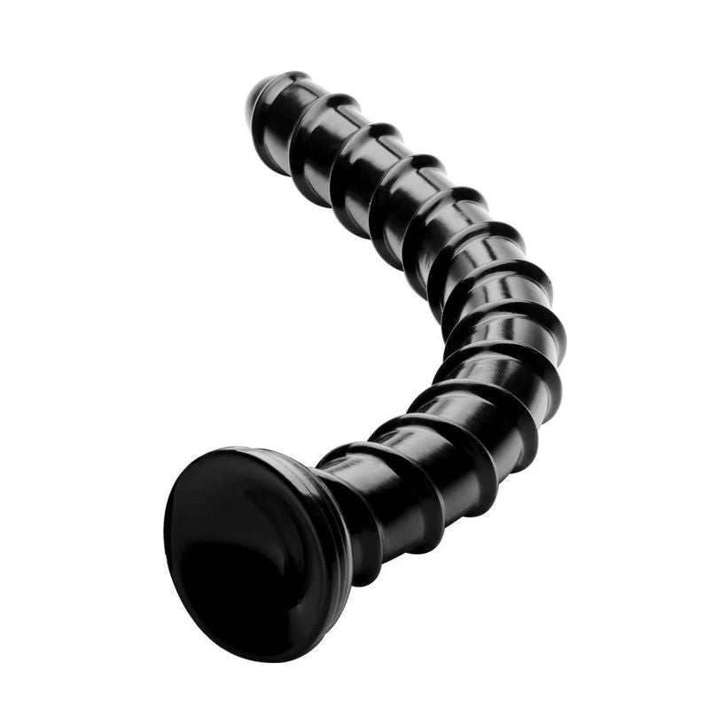 Hosed 18" Swirl Thick Anal Snake – Huge, Textured, Ready to Stretch