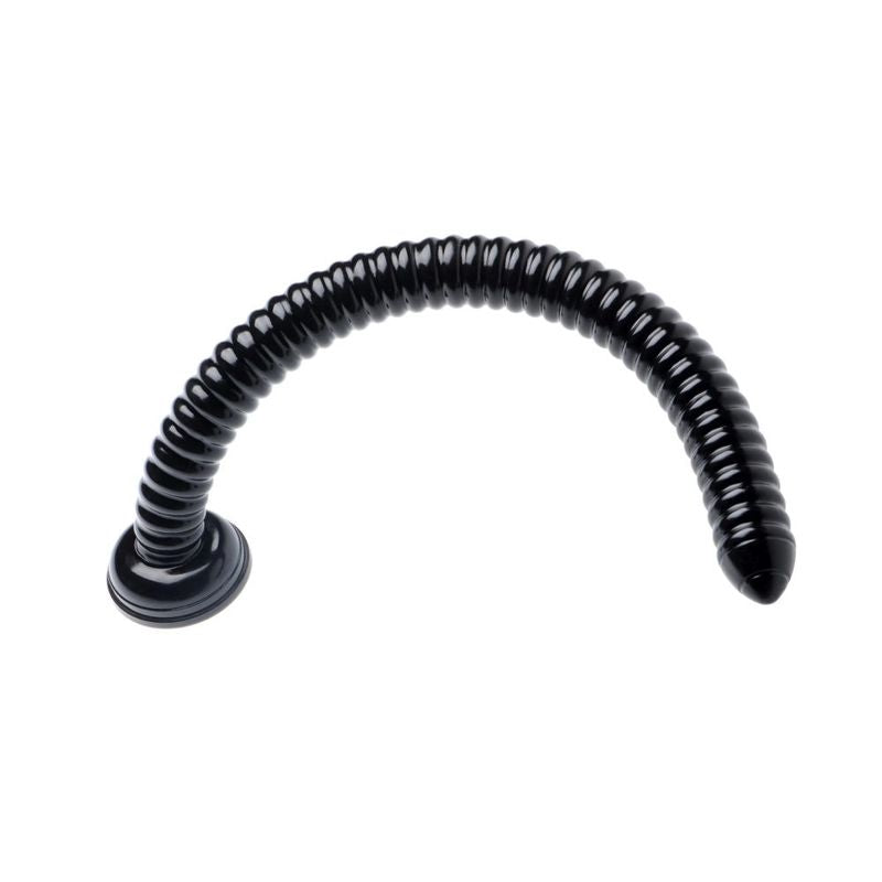 Hosed 19″ Ribbed Anal Snake Dildo - Push Your Limits