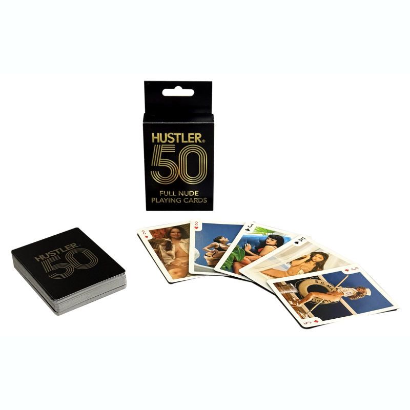 Hustler 50 Years of Centrefolds Playing Cards – Casino-Quality Deck