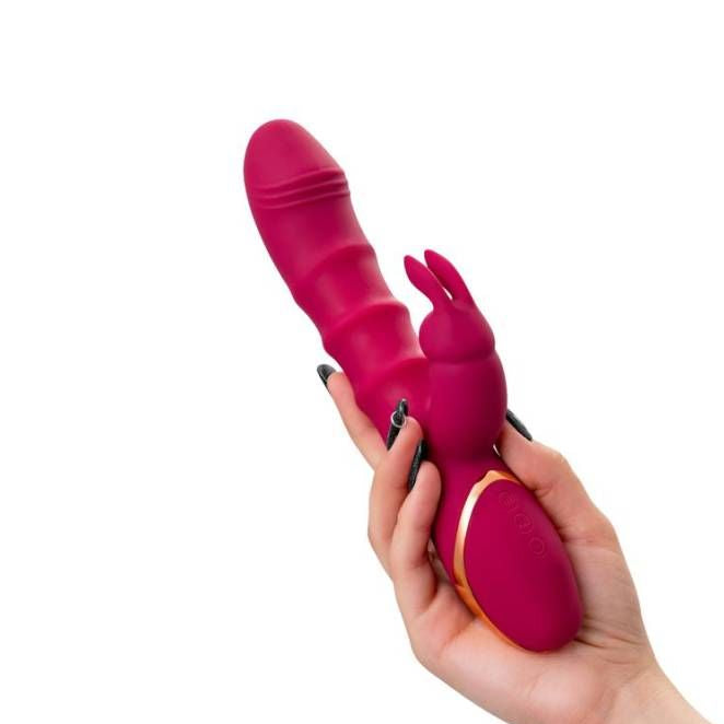 JOS Tenty Rabbit Vibrator – Twisting Rings, Dual Delight