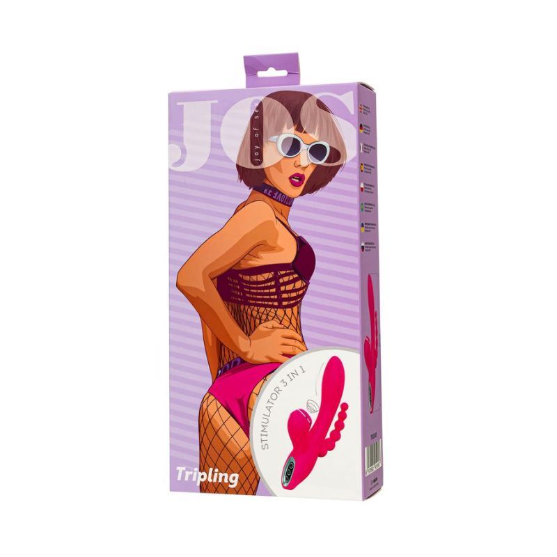 JOS Tripling Triple Stimulator – Air, Vibes & Anal Beads in One