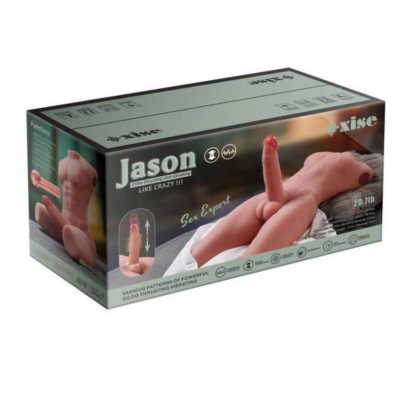 Jason 17cm Thrusting Male Torso – Built to Pound, Made to Please
