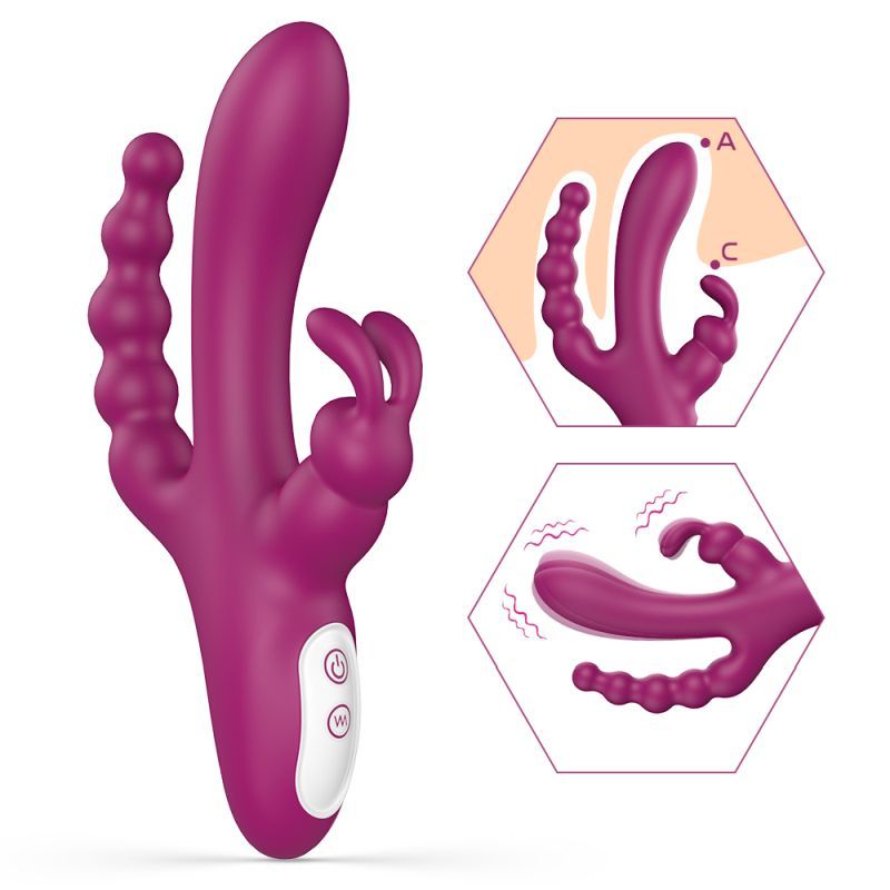 Joker Triple Ecstasy Vibrator – Thrills in All the Right Places