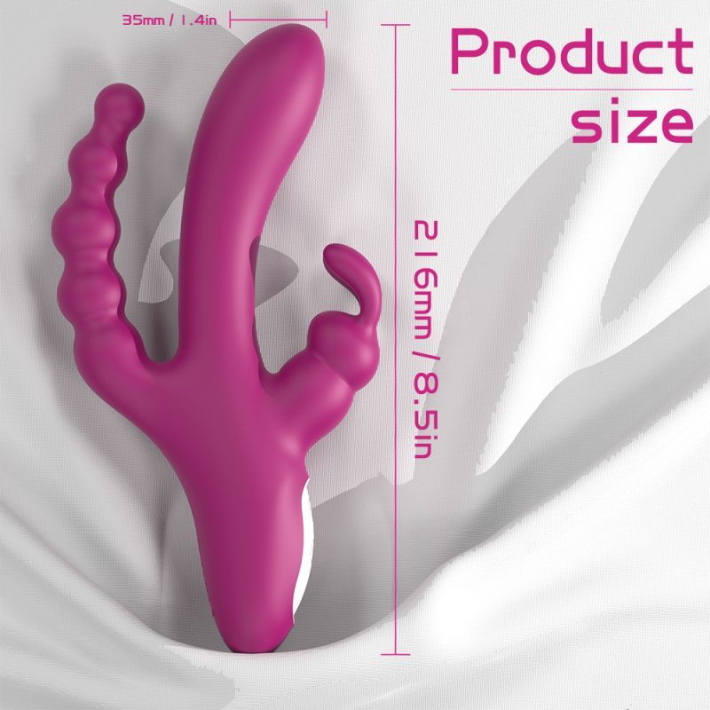 Joker Triple Ecstasy Vibrator – Thrills in All the Right Places