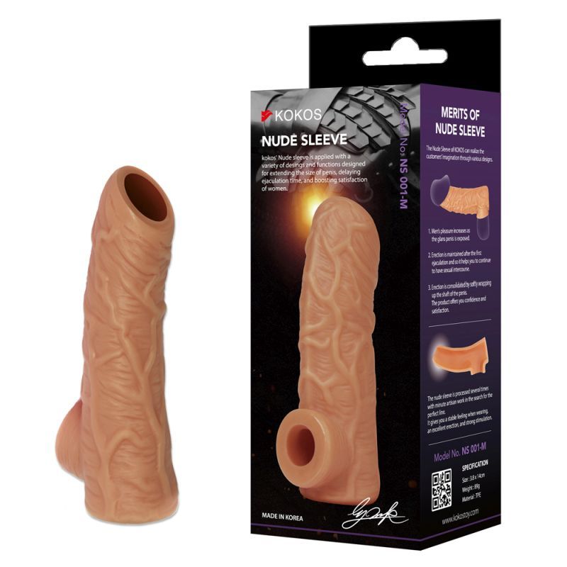 Kokos Nude Sleeve Veiny 1 Medium | The Love Shop