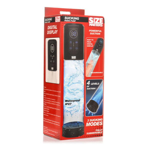 LCD Display Automatic USB Penis Pump – Hands-Free Suction Power