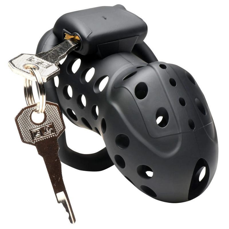 Master Series Lock Down Chastity Cage – Total Control, Perfect Fit