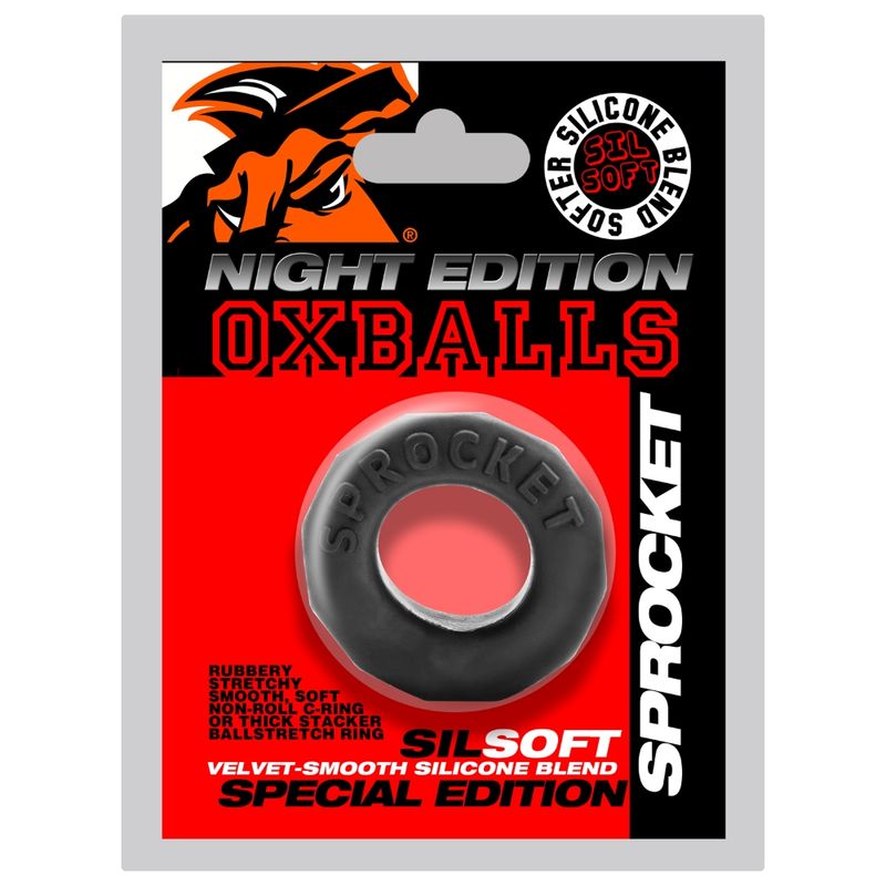 OxBalls Sprocket Comfort No-Roll Cock Ring | The Love Shop
