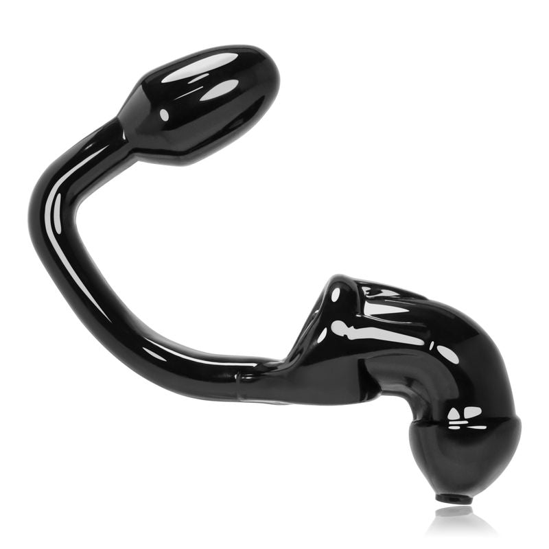 OxBalls Tailpipe Chastity Cockcage with Built-In Butt Plug