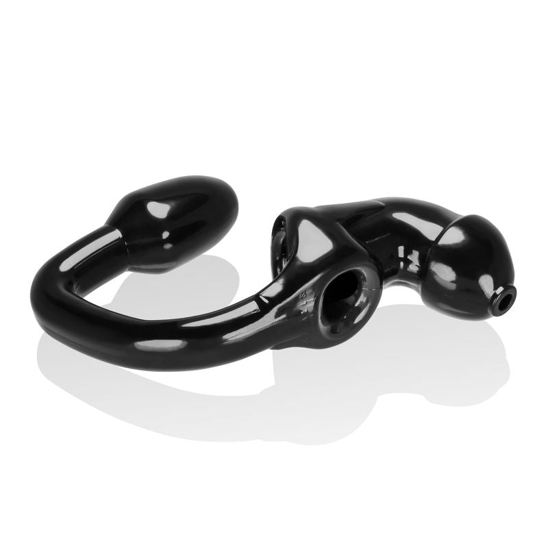 OxBalls Tailpipe Chastity Cockcage with Built-In Butt Plug