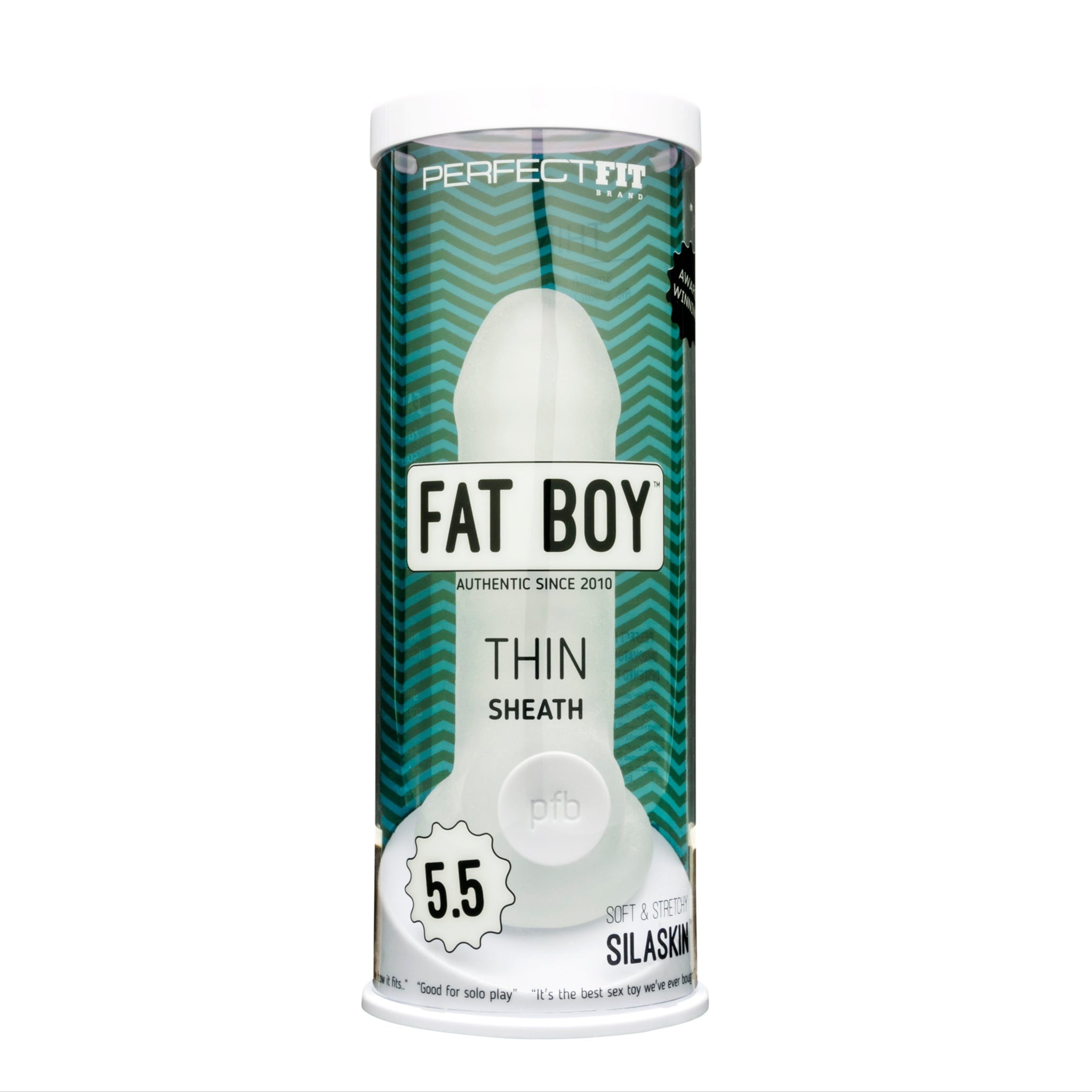 PerfectFit Fat Boy Thin Sheath 5.5" Clear