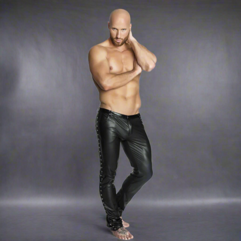 Sexy Unique Long Pants Small by Noir Fashion Black