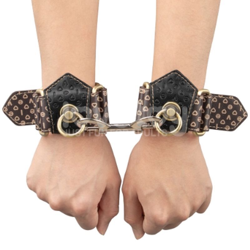 Rebellion Reign Faux Leather Handcuffs | The Love Shop