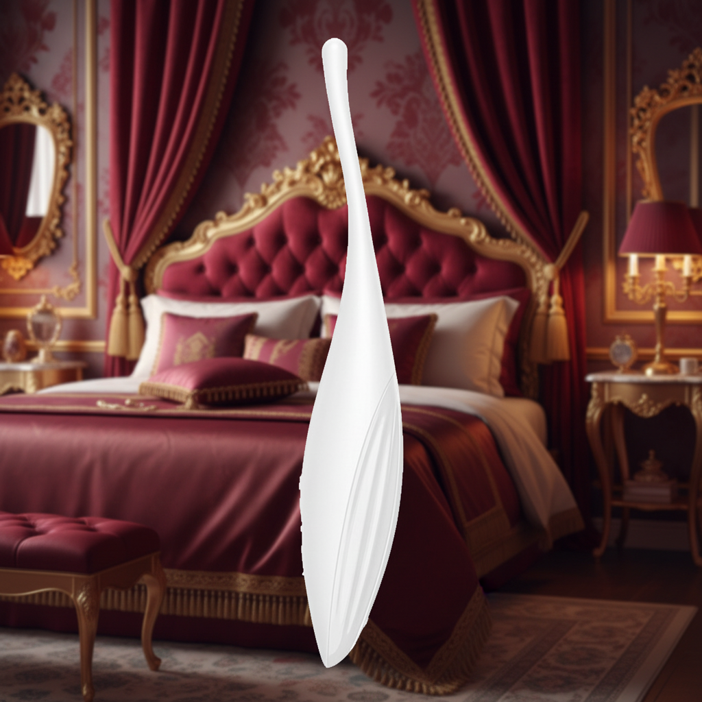 Satisfyer Twirling Joy Tip Stimulator White Precise Stimulation