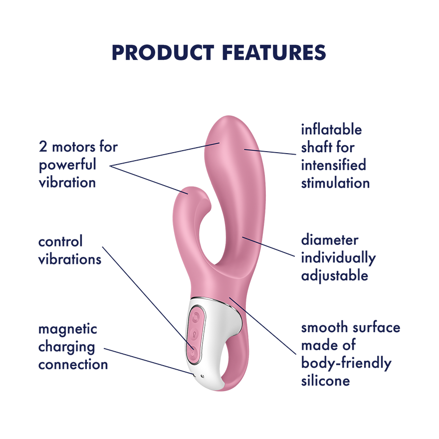 Satisfyer Air Pump Bunny 2 – Inflatable G-Spot Vibes With Dual Power