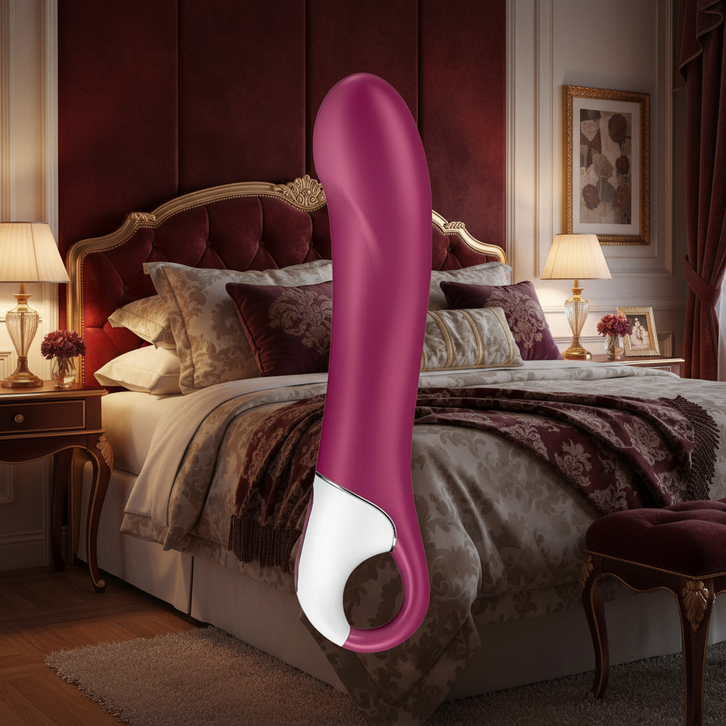 Satisfyer Big Heat – Girthy Warming G-Spot Vibrator with App Control