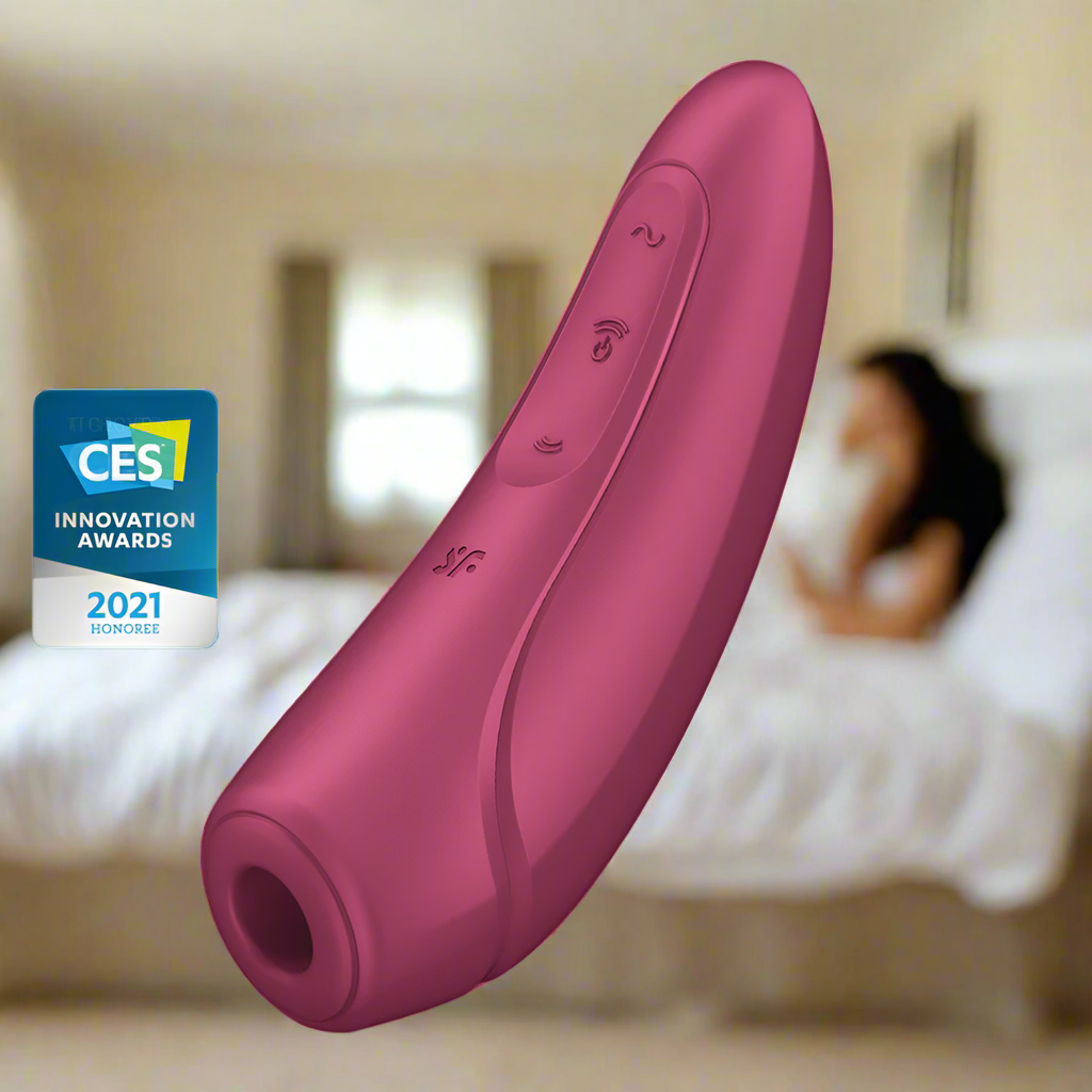 Satisfyer Curvy 1+ Air Pulse Vibrator – Custom Control, Deeper Fun