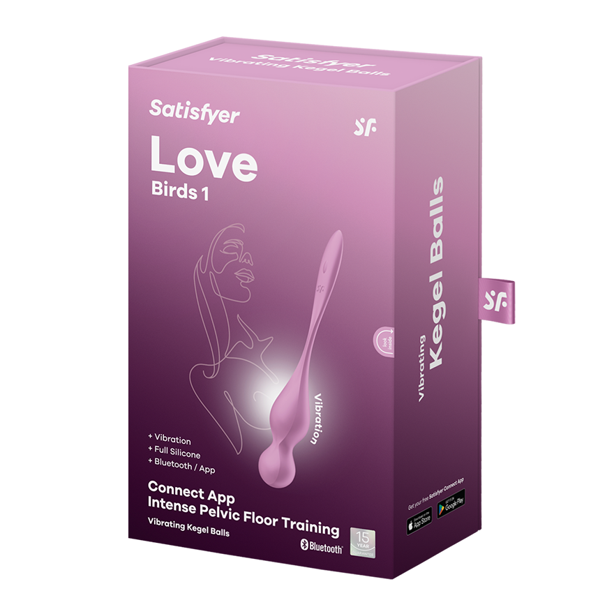 Satisfyer Love Birds 1 – App-Controlled Kegel Vibe with Vibration