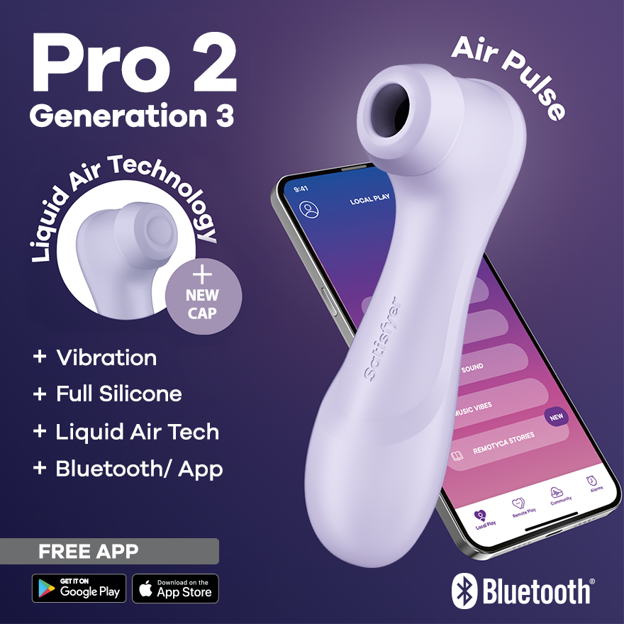 Satisfyer Pro 2 Gen 3 – App-Controlled Liquid Air Clitoral Power