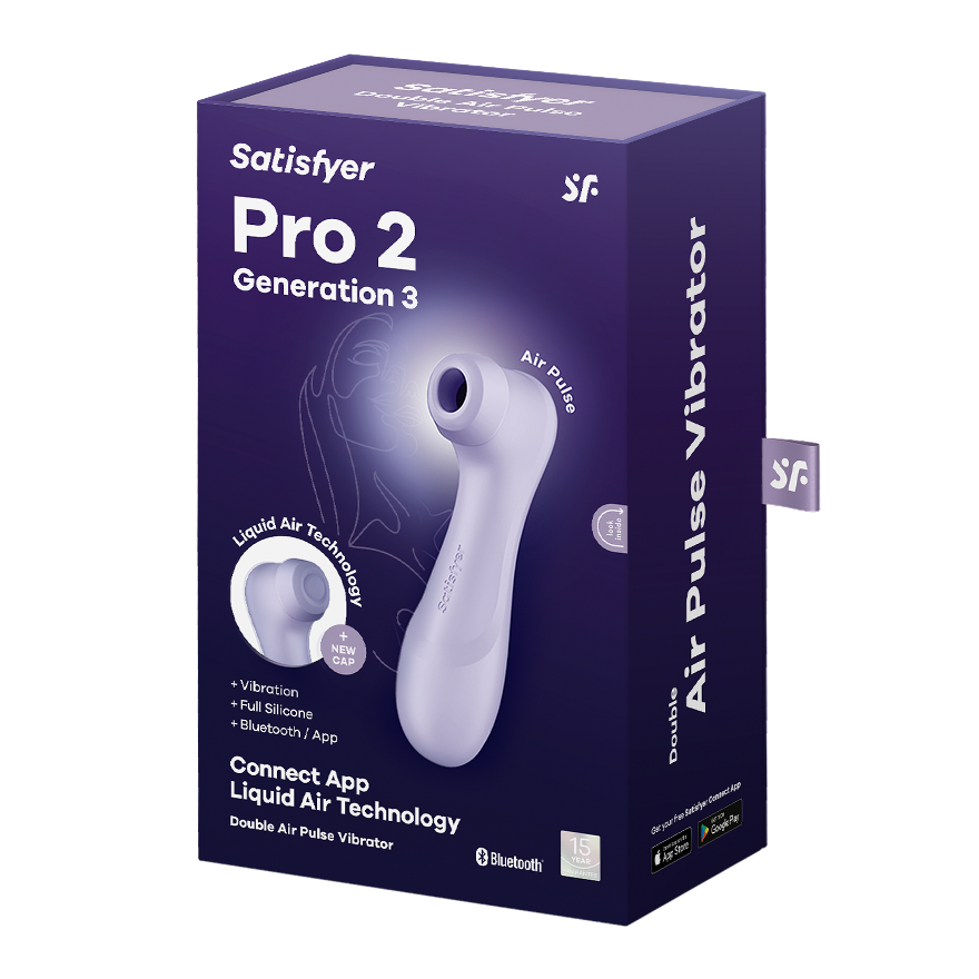 Satisfyer Pro 2 Gen 3 – App-Controlled Liquid Air Clitoral Power