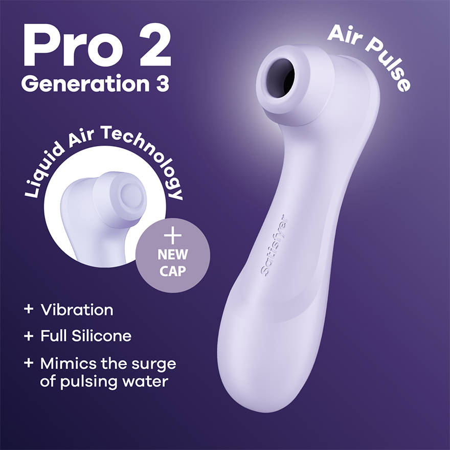 Satisfyer Pro 2 Gen 3 – Liquid Air Clitoral Stimulator (No App)