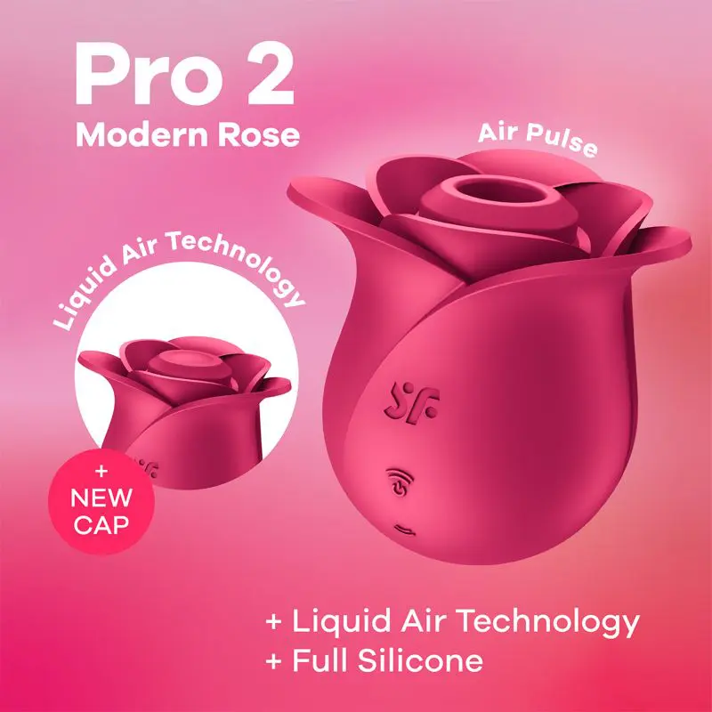 Satisfyer Pro 2 Modern Blossom – Liquid Air Clit Stimulator Pink