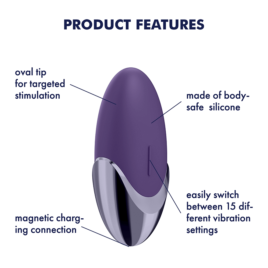 Satisfyer Purple Pleasure – Compact Lay-On with Luxe Power