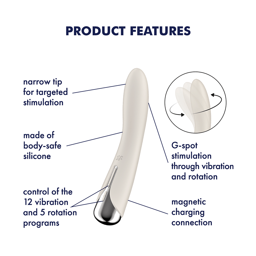 Satisfyer Spinning Vibe – Rotating G-Spot Vibe