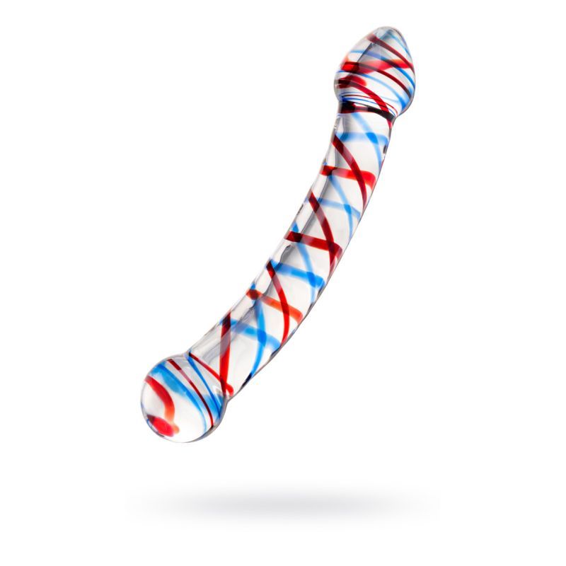 Sexus Glass Curved Dildo 20 cm – Sleek & Sensual