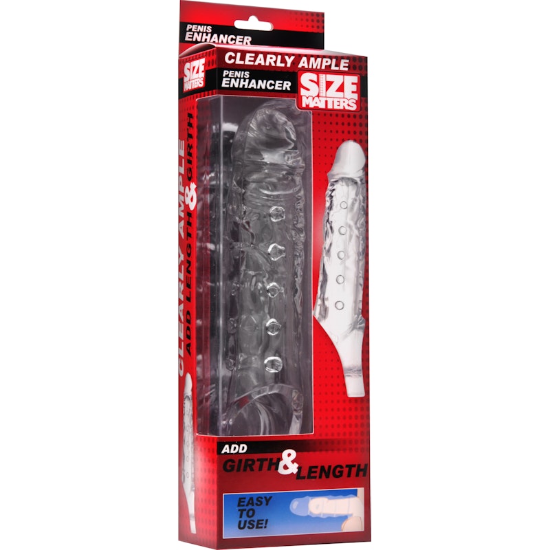 Size Matters Clearly Ample Penis Sheath | The Love Shop