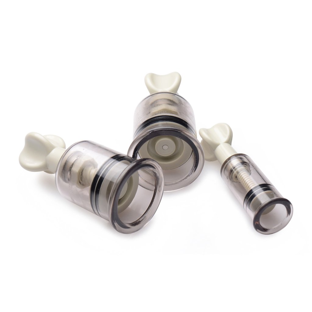 Size Matters Clit & Nipple Suckers Set – Twist-to-Adjust Vacuum Play
