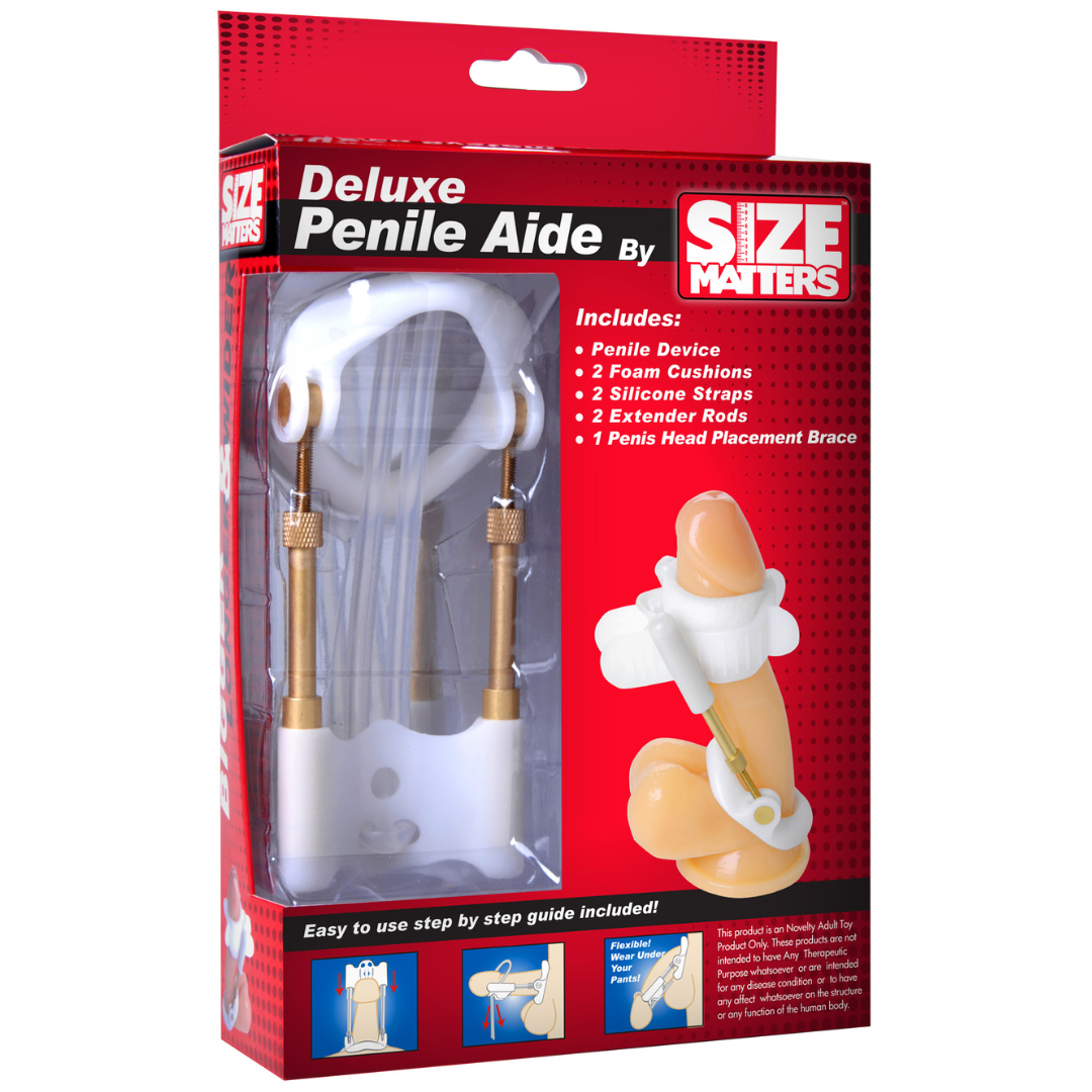 Size Matters Deluxe Penile Aide White | The Love Shop