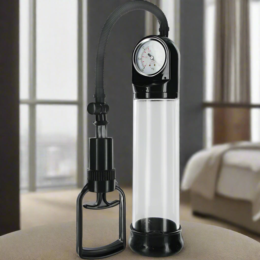 Size Matters Deluxe Trigger Penis Pump – Gauge Control, Real Gains