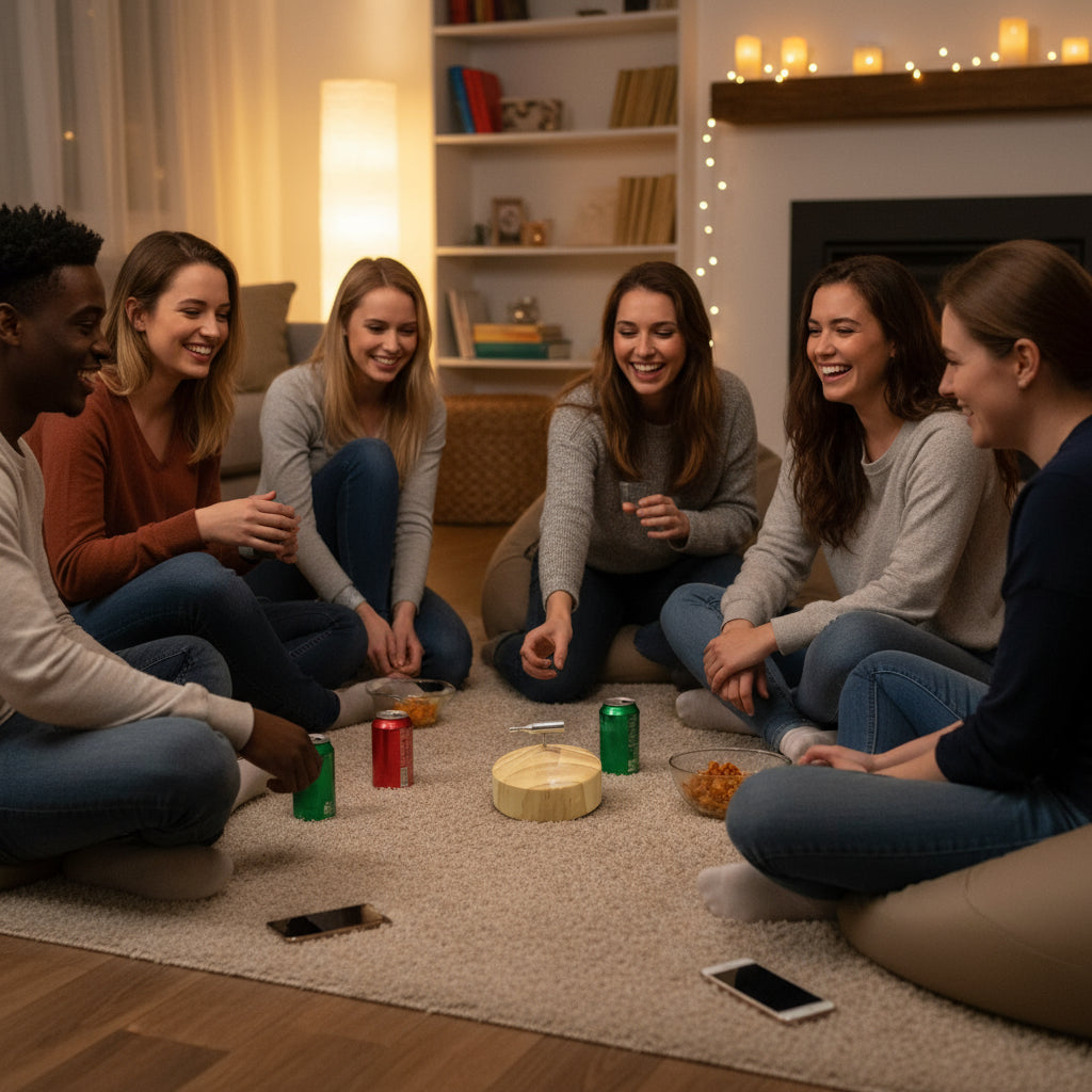 Spin the Bottle Party Game – Kiss, Drink or Dare