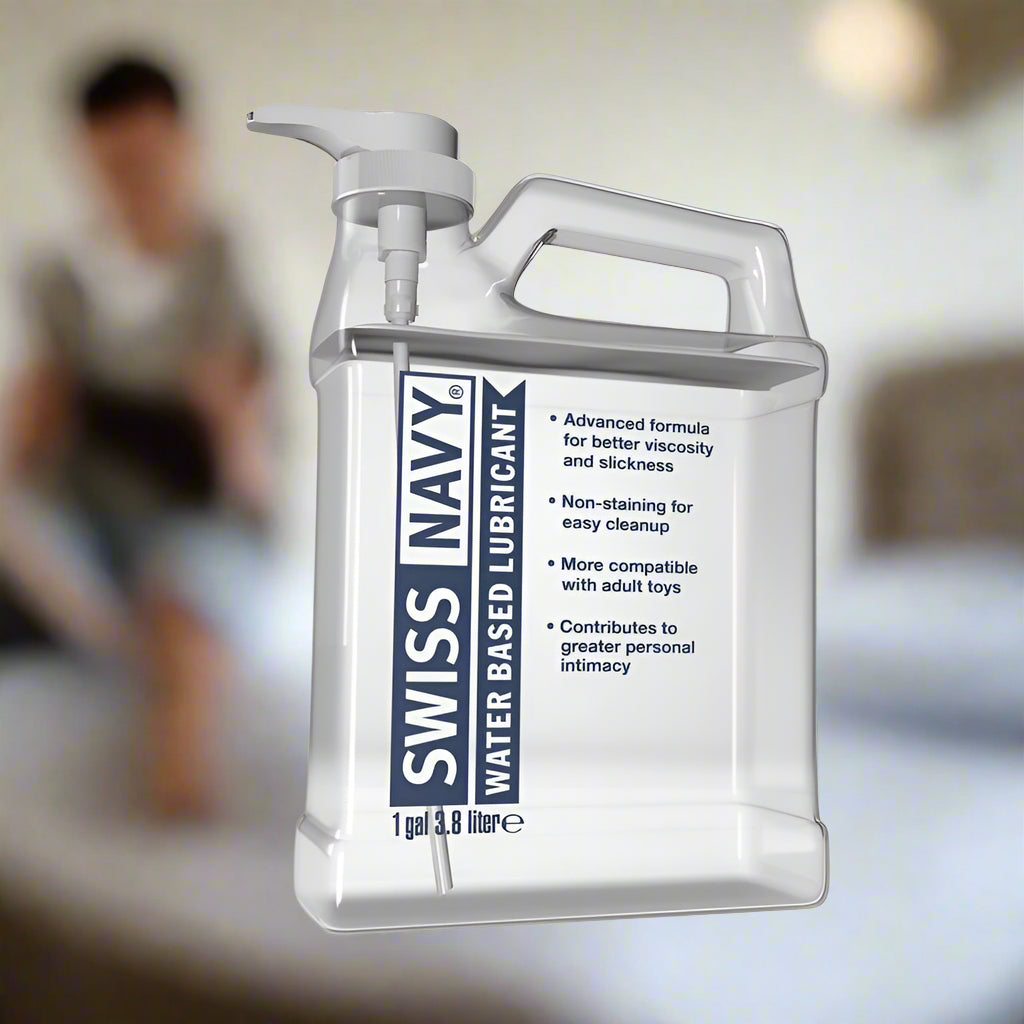 Swiss Navy Water Based Lube – Gel-to-Liquid, Toy-Safe Glide
