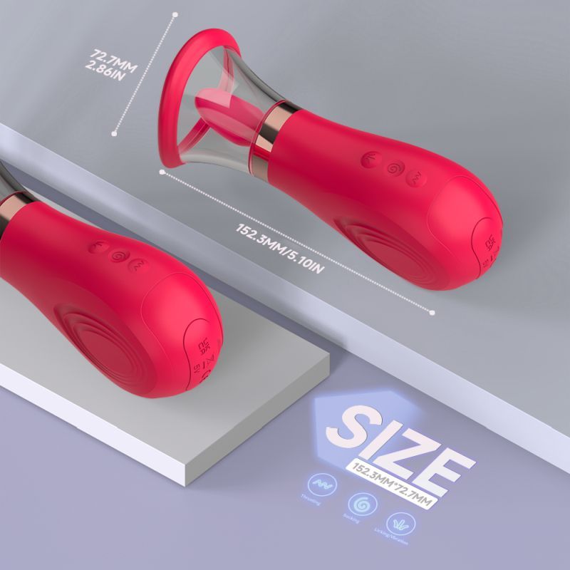 Sybil 3-in-1 Sucking, Licking & Teasing Stimulator – Sensory Overload