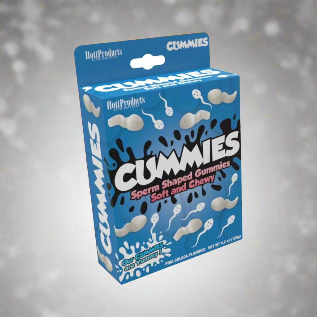 Cummies Sperm-Shaped Gummies – Piña Colada Party Candy