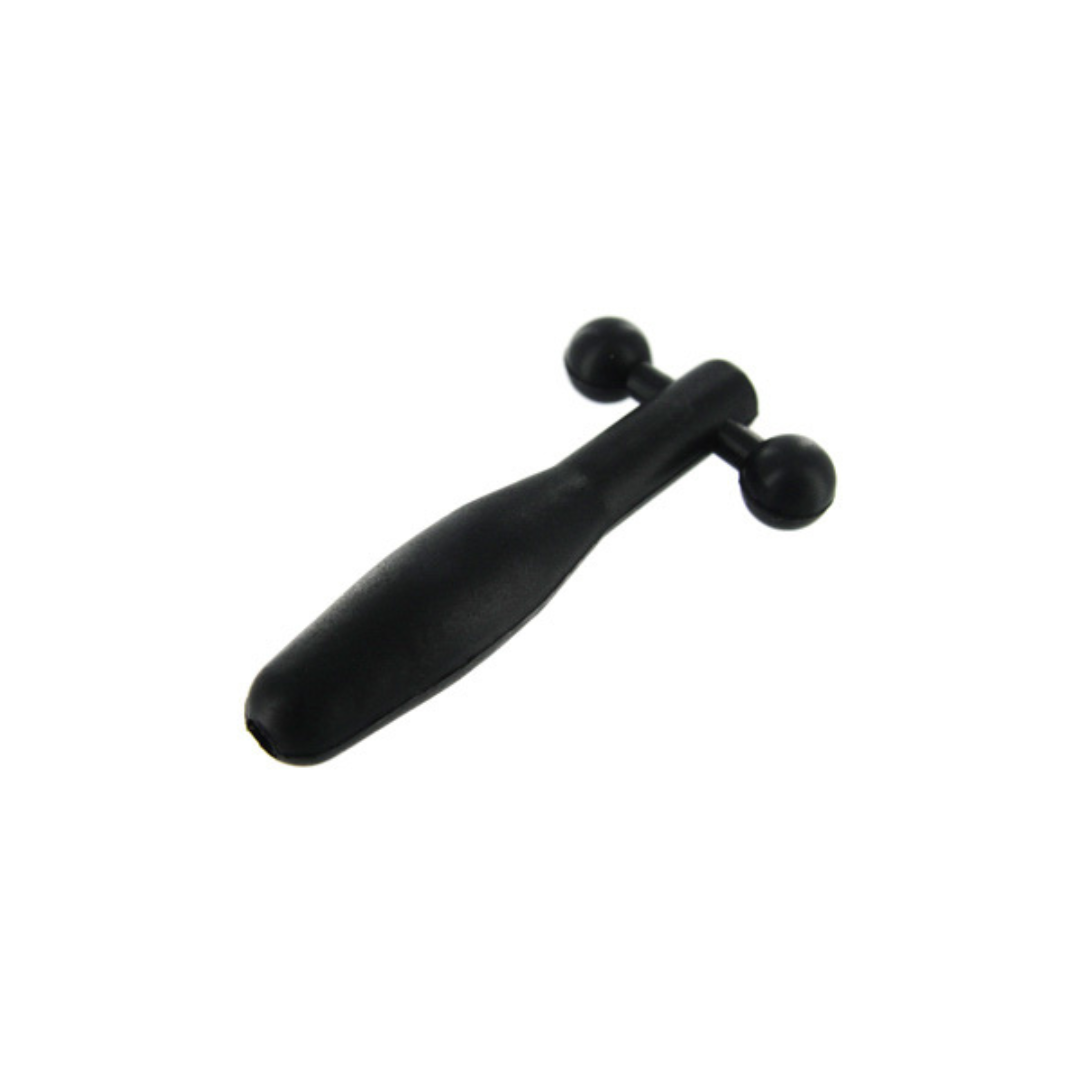 Silicone Cum-Thru Barbell Penis Sound Plug Master Series