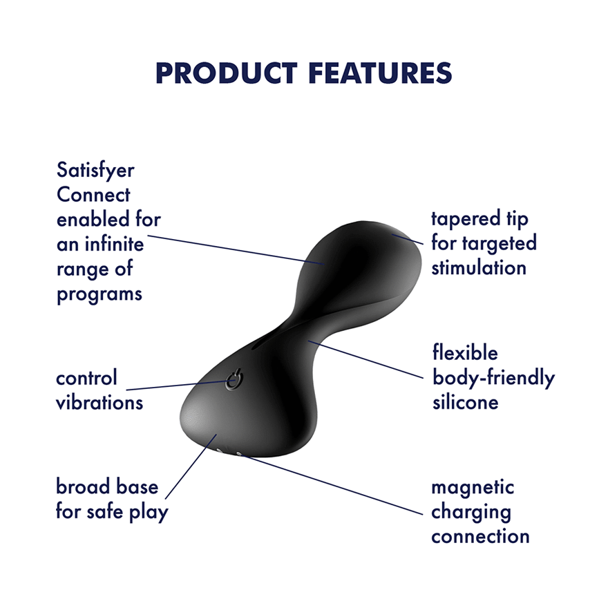Satisfyer Trendsetter App-Compatible Vibrating Butt Plug