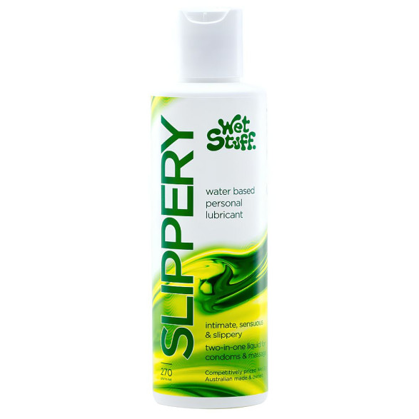 Wet Stuff Slippery Stuff Water-Based Lube 270g With Disc Top