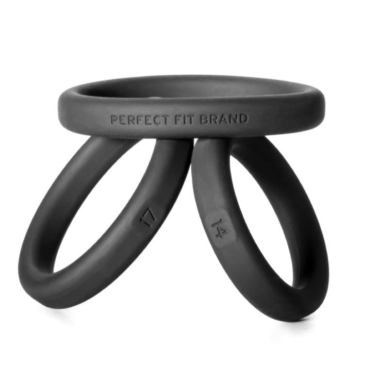 Xact-Fit Silicone Rings 3 Ring Kit – Precision Cock Ring Sizing System