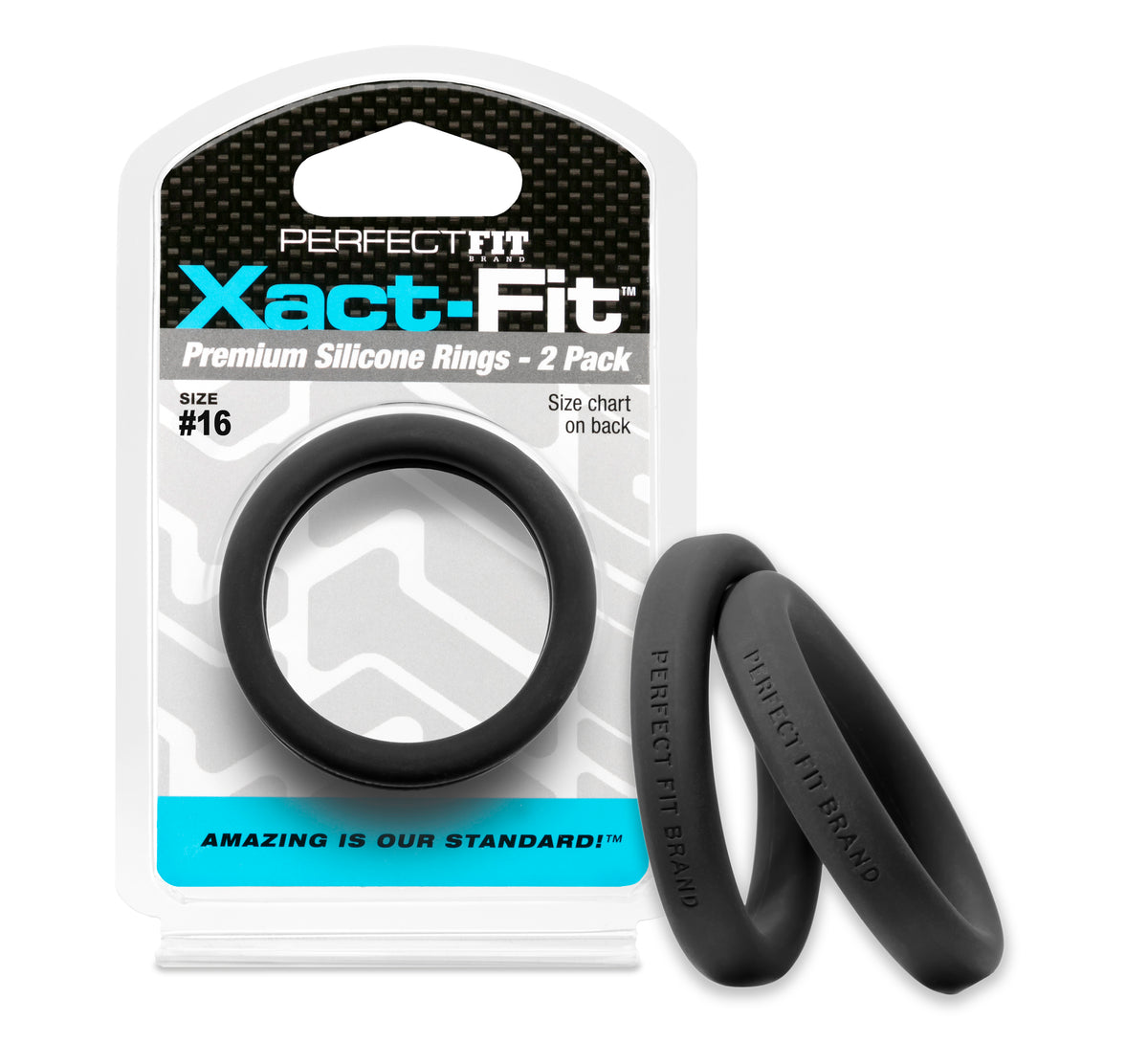Xact-Fit #16 Cock Ring 2 Pack