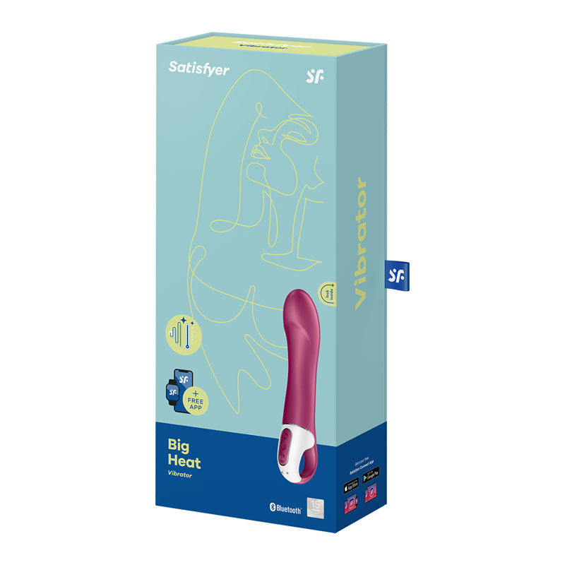 Satisfyer Big Heat USB Rechargeable Heating Vibrator with App Control