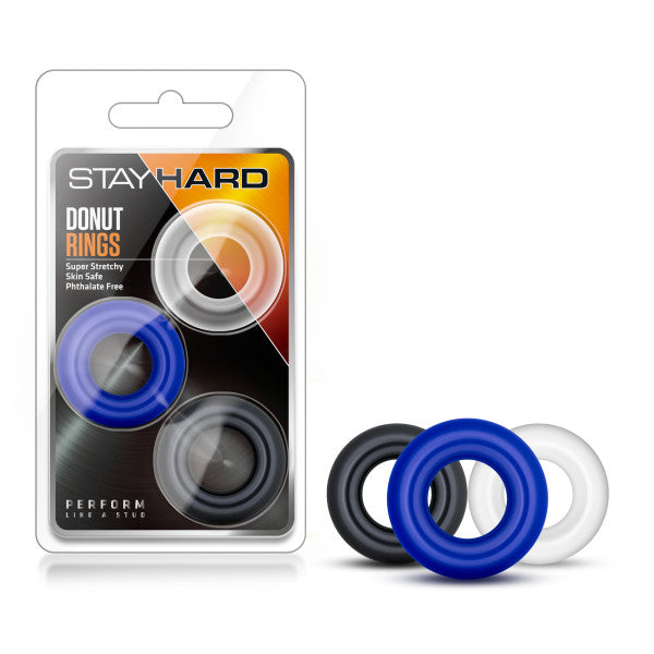 Stay Hard Donut C-Rings 3 Pack