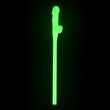 Glow in the Dark Willy Straws 9 Pack