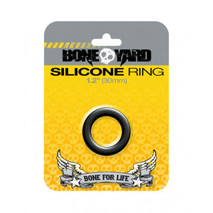 Boneyard Silicone Cock Ring 30mm Black