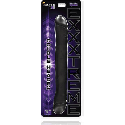 Exxtreme Double Dong 17in Black Black